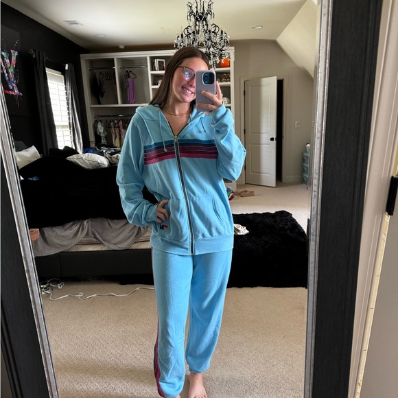 Aviator Nation Zip Up Blue Jacket - Picture 5 of 5